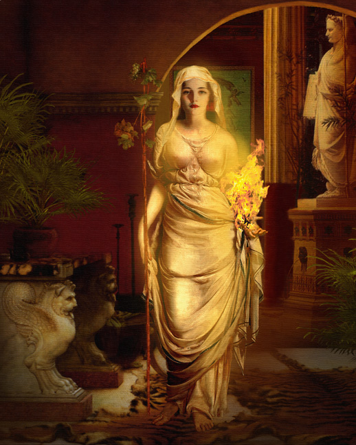 Hestia goddess art greek myth and legend